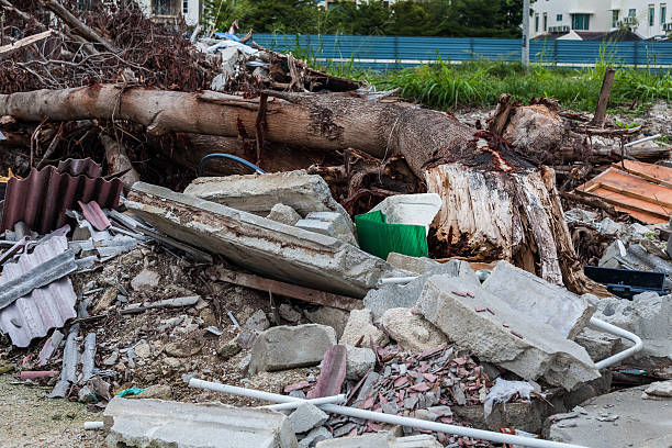 istock Junk site indicating disaster like tsunami, earthquake,tornado or typhoon 624436458