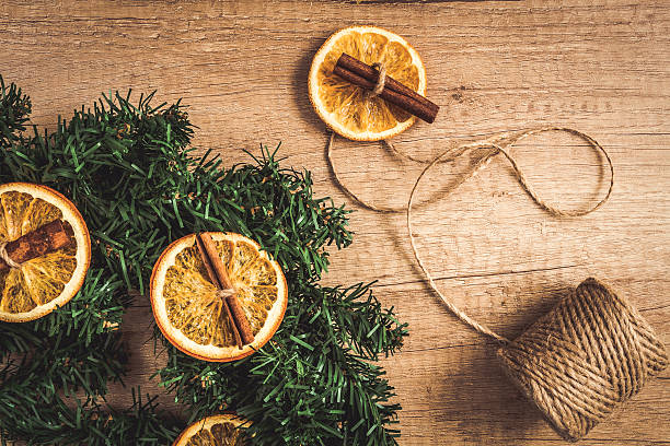 istock festive wreath with orange text and retro 624436782