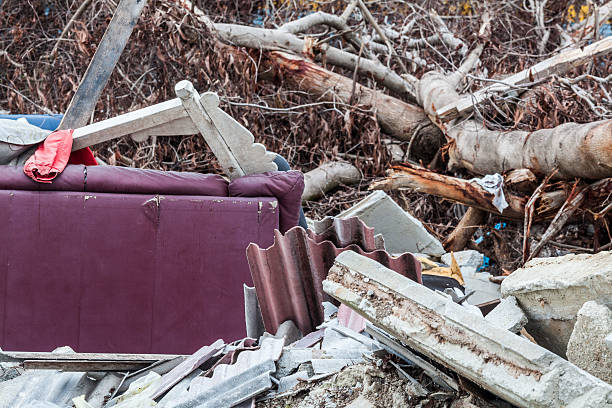 istock Junk site indicating disaster like tsunami, earthquake,tornado or typhoon 624436934