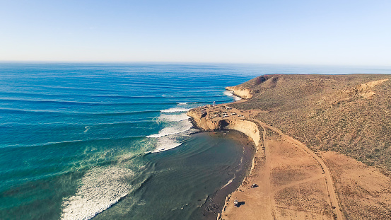 aerial view in Baja, Mexico