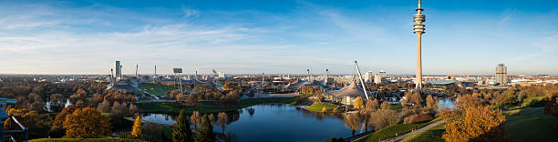 istock Giant Munich Panorama - Olympia Park 624438118