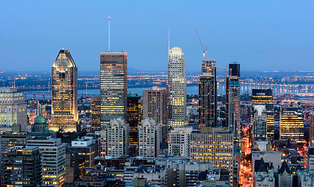 istock Montreal Downtown at Dusk, Canada 624439726