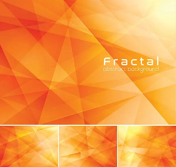 Vector illustration of Fractal abstract background