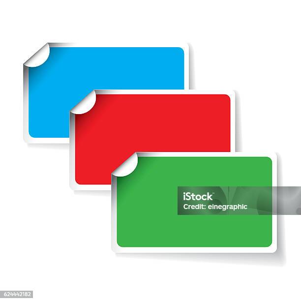 Rectangle Label Graphics Vector Blank Rectangle Labels Stock Illustration - Download Image Now ...