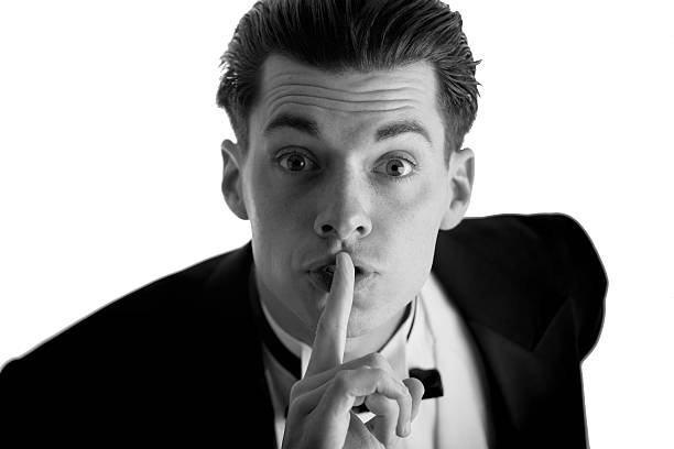 istock Man in tuxedo saying 