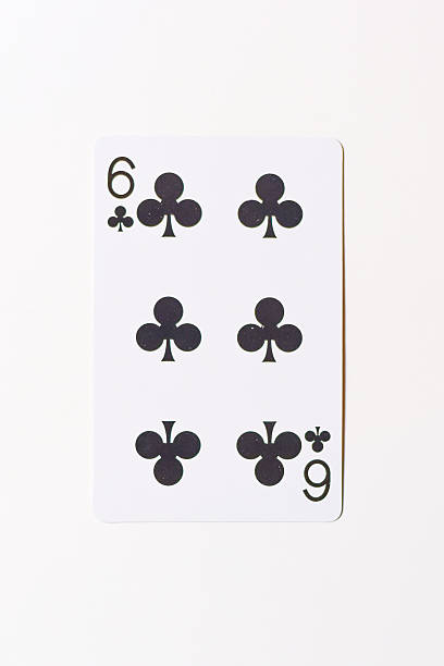 Playing cards isolated on a white background.
