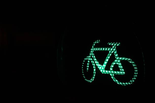 istock Green Bike Signal 624445618