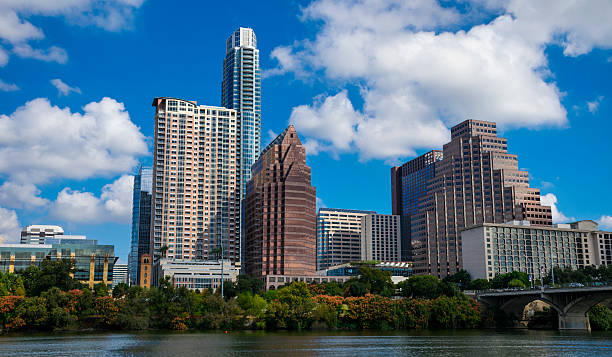 istock Austin Texas Panoramic Summer Sunny Day Skyline 624458652