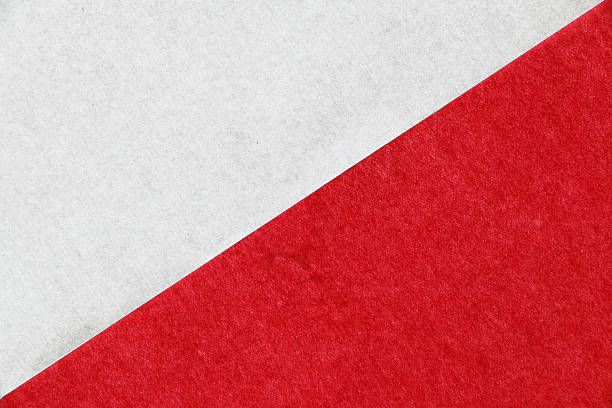 istock Japanese red and white paper texture background #2 624459420