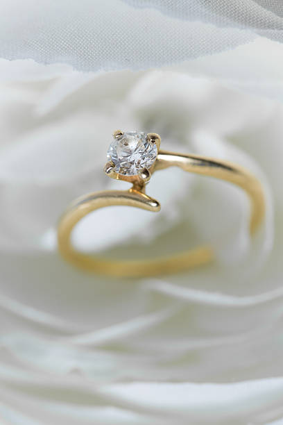 istock Engagement ring in lingerie 624460960