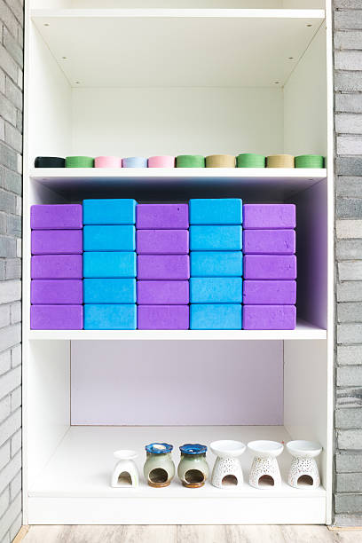 istock colorful towels and slipper in modern bathroom 624473614