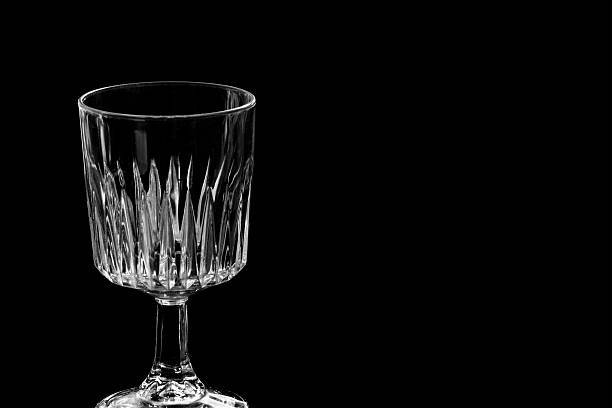 istock Low Key Black and White Image of a Dessert Glass 624473736