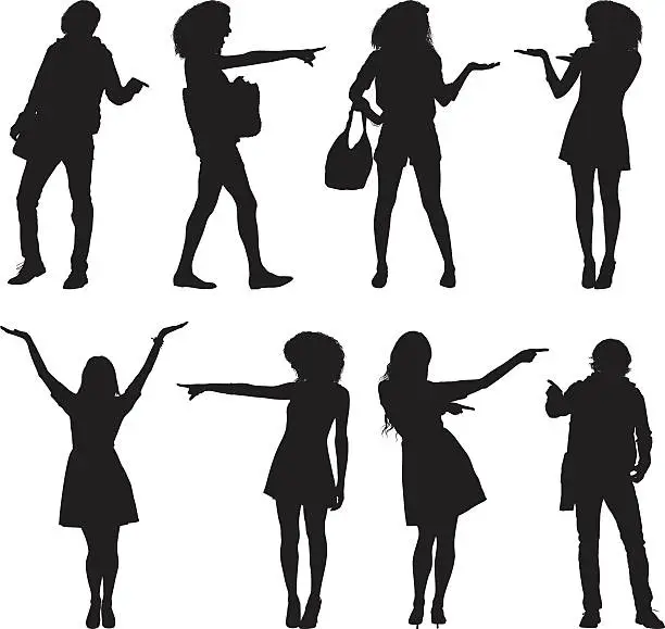 Vector illustration of People in various action