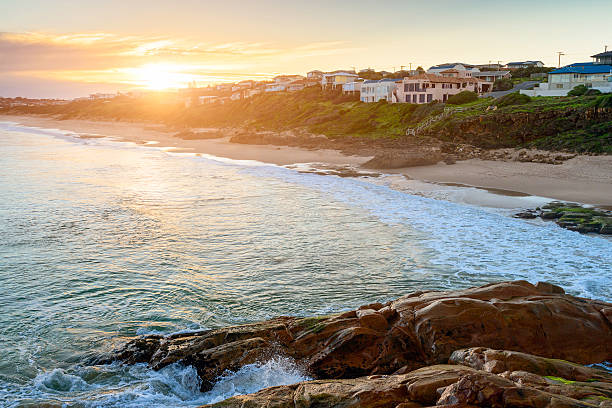 istock Beautiful sunset view at Port Elliot, South Australia 624476406