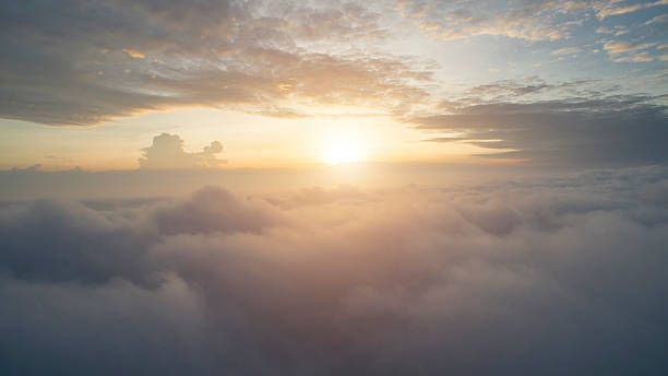 istock Sunny sky abstract background, beautiful cloudscape, on the heav 624490834