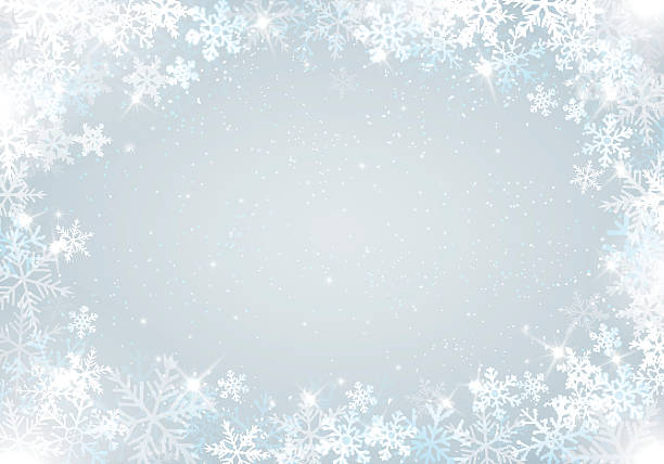 ilustrações, clipart, desenhos animados e ícones de fundo de inverno neve - backgrounds blank winter design element