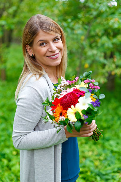 istock Smiling woman in love 624494078
