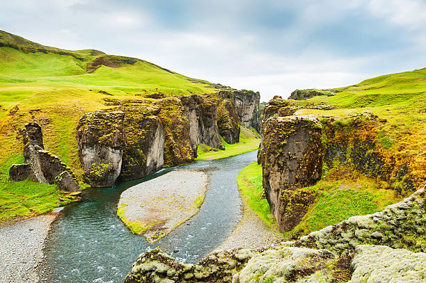 istock Fjadrargljufur canyon. South Iceland 624495222