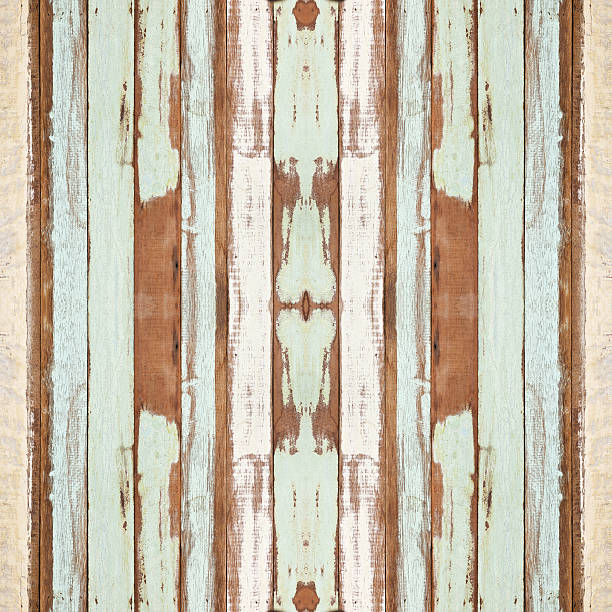 istock Colorful seamless old wood planks 624496356