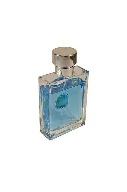 istock Bottle of the men perfume isolated on white 624496798