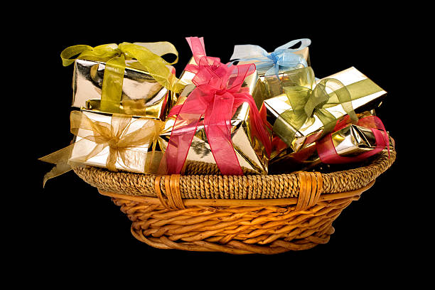 istock gifts in basket 624498524