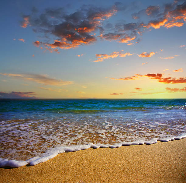 istock beach at sunset, Lagos, Portugal 624511446