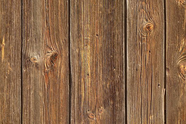 istock Vertical Barn Wooden Wall Planking Texture. Horizontal Brown Wood Background 624511506