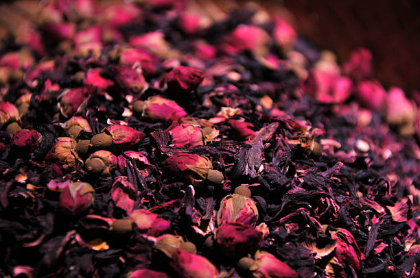 Preserved rose bud for tea drink
