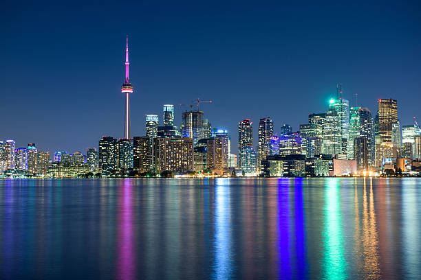 istock Toronto city skyline at sunset 624511746