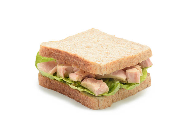 istock Sandwich of tuna with lettuce 624511804