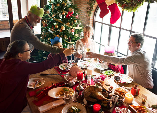 istock Family Together Christmas Celebration Concept 624511832