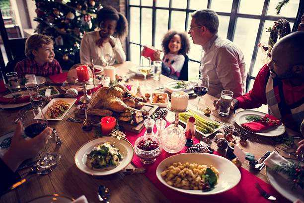 istock Family Together Christmas Celebration Concept 624512000