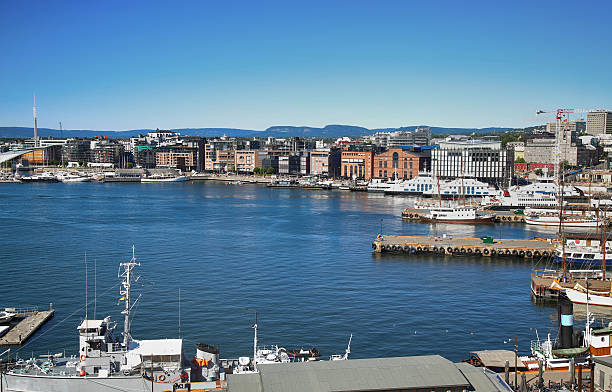 istock Aker Brygge, Oslo, Norway 624513020