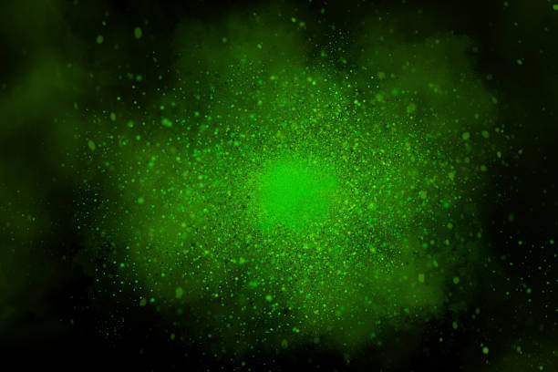 istock Colourful abstract powder explosion on a black background 624529354