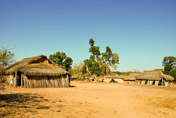 istock Typical malagasy village - african hut, poverty in madagascar 624530196