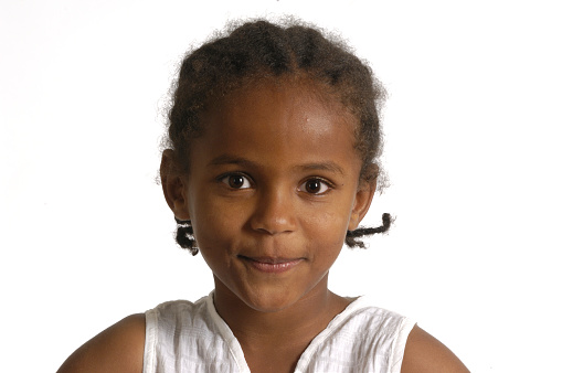 Portrait of a african young girl