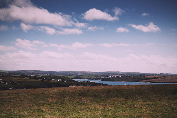 istock View from the costal path near Polzeath Vintage Retro Filter. 624540786