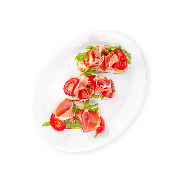 istock Jamon. Slices of Bread with Spanish Serrano Ham 624542692