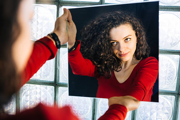 istock Woman in the mirror 624543224