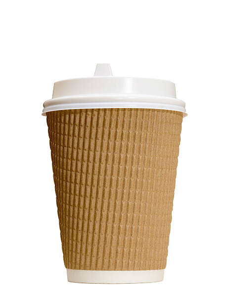 istock Paper coffee cup isolated on white 624547050