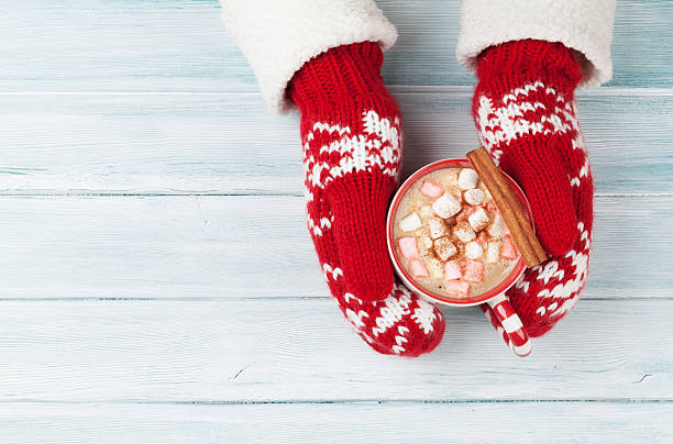 istock Female hands holding hot chocolate 624569450