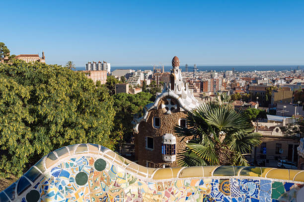 istock Park Guell in Barcelona, Spain. 624570532