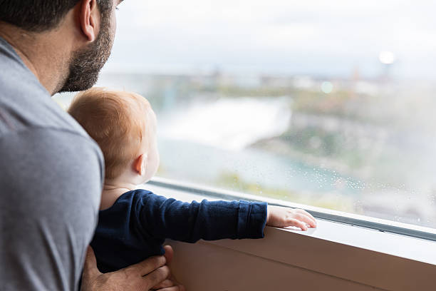 istock Father and Baby Boy at Niagara Falls 624570784