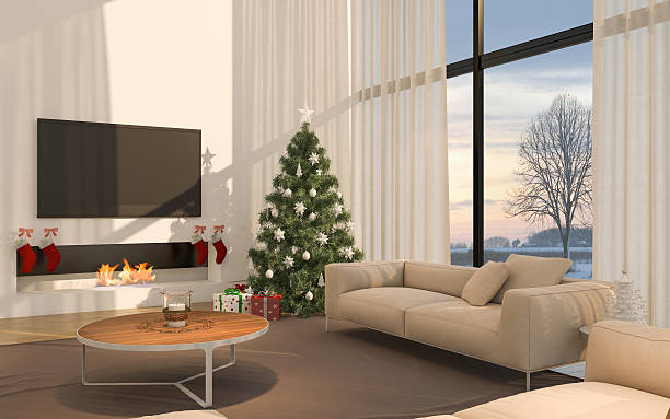 istock Christmas Living Room 624620308