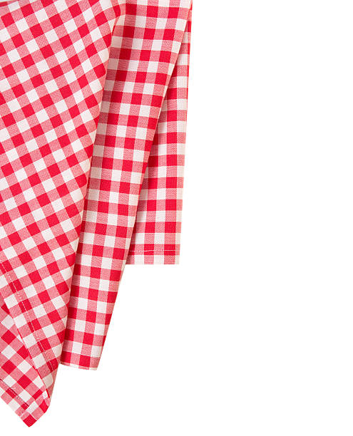 istock Picnic red clothes border decoration isolated.Pizza design. 624627474