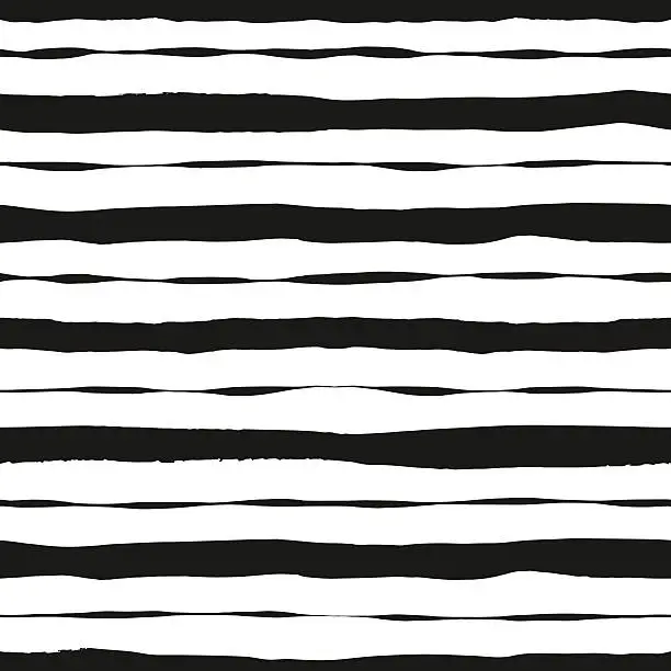 Vector illustration of seamless background grunge monochrome stripes