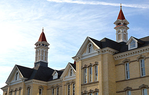 istock Dual Spires at Grand Traverse Commons 624656840