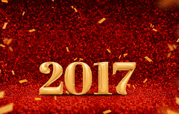 istock happy new year 2017 gold shiny at red glitter 624671236