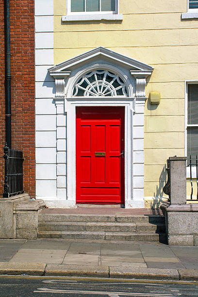istock Red Door in Dublin, Ireland 624675626