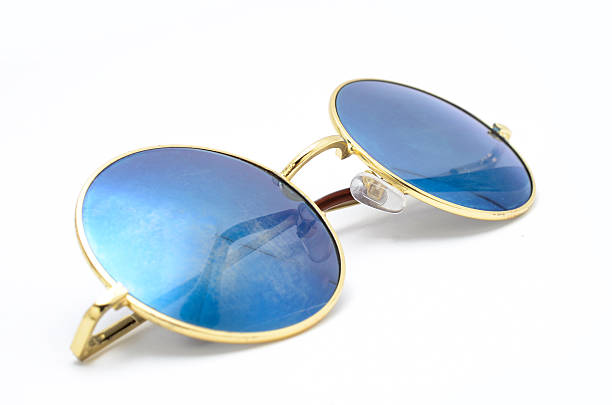 istock round sunglasses  isolated on white 624675958